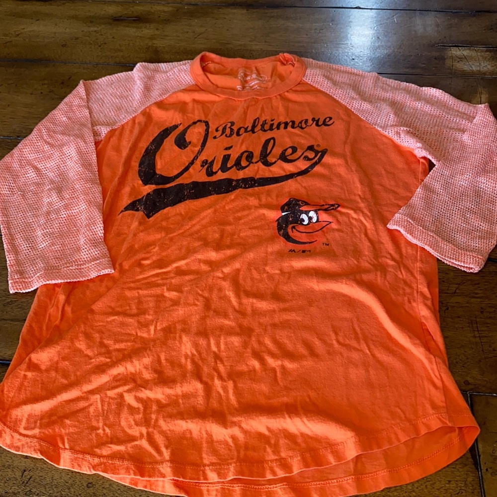 Baltimore Orioles Majestic Threads long sleeve shirt